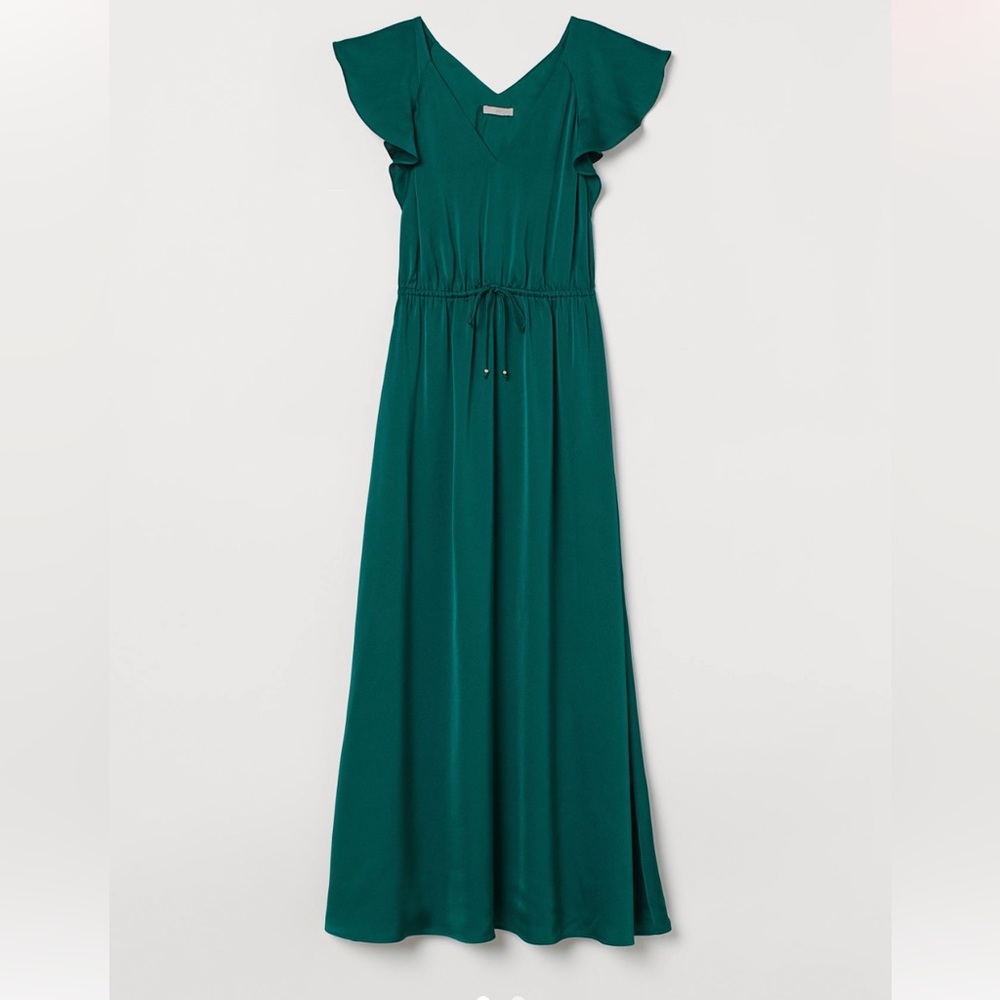 NWT H&M (modified) long butterfly-sleeved dress